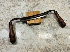 Antique T.H. Witherby 8” Drawknife Vintage Woodworking Tool Wood Handles picture