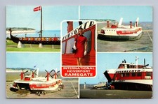 Vintage England Postcard RAMSGATE Hoverport Hovercraft 1970s picture