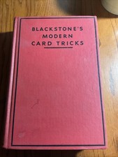Blackstone's Modern Card Tricks, 1932 HC/DJ, Harry Blackstone/ B1954 picture