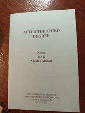 After The Third Degree Notes for a Master Mason   Freemasonry masonic   /397 picture