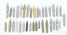 35 Different Vintage Dip Pen Nibs - All Unused, All Vintage Nibs - 35 Different picture