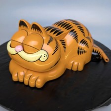 Tyco Garfield 1980s Eyes Open And Close Landline Telephone Unit Parts Repair picture
