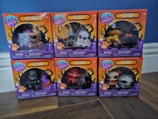 Brand New Littlest Pet Shop Boos & Bows Halloween Set Dog Cat Mouse Fox Panda... picture