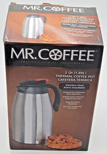 Mr. Coffee Galion 2 Qt Thermal Coffee Pot Stainless Steel Open Box Discontinued picture