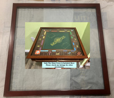 Rare Franklin Mint Monopoly Glass Cover Only - Protect & Showcase Your Treasure picture