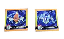 Pokemon 1999 Artbox Series 1 Stickers Magikarp Gyarados Set picture