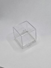 40 Pack Clear Perky Display Boxes Specimen Cases for Minerals New Style w/option picture