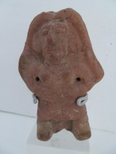 Pre Columbian Peru Warrior Head on Stand picture