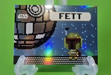2026 Topps Chrome Star Wars Boba Fett BO-FET Bonus Stage Pixel Insert SSP NM picture