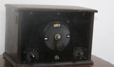 Antique Tube Regenerative Radio Receiver Wood Cabinet Vintage - Homebrew picture