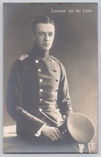 RPPC WWI Otto von der Linde RPPC Pour le Merite Blue Max Namur German Officer picture