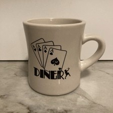 Four Aces Diner Coffee Mug West Lebanon New Hampshire NH Westford China Vintage picture