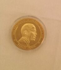 OBAMA ONE (1) COIN CHALLENGE GOLD w CASE 44th PRESIDENT USA FLAG EAGLE DEMOCRAT picture