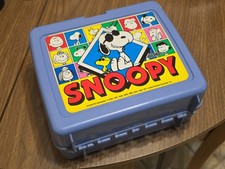 Vintage 1971 Peanuts Snoopy and Woodstock Thermos Lunch Box Complete Set picture