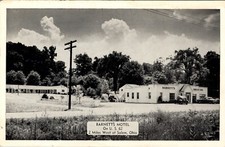 c1940s Salem Ohio Barnett's Motel Vintage Postcard OH Roadside Travel Tourism  picture