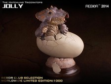 REBOR Baby Triceratops JOLLY Limited Collectible Dinosaur Statue New In Stock picture