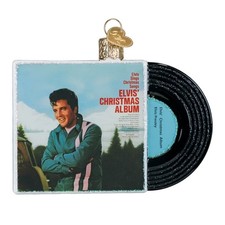 Old World Christmas FROM ELVIS' CHRISTMAS ALBUM (38130) Glass Ornament w/OWC Box picture