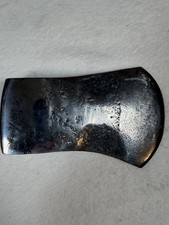 Vintage Single Bit Axe Head 2 lb 14 oz Unmarked Polished Restored Ready to Hang picture