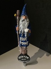 ✅ NEW RARE Blue Point Winter Ale Wizard Tall Craft Beer Tap Handle Bar Kegerator picture
