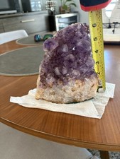 Large Amethyst cluster geode 5 lbs standing picture