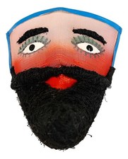 Ethnic Mask Mascara De Chinelo Baile Del Chinelos Mexico Morelos Handmade picture