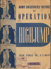 424 Page Army Observer Operation Highjump Task Force 68 US Navy Study on Data CD picture