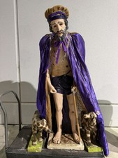 San Lázaro Religious Folk Art Statue life-size 5 1/2 feet picture