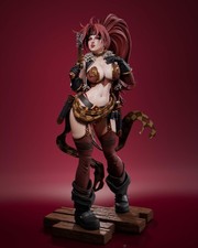 1:6 Red Monika Battle Chasers Fan Art UNPAINTED Resin Garage Kit picture