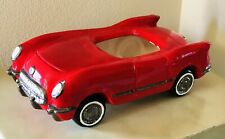 1953 RED CORVETTE - DISPLAY OR PLANTER 13”L x 7”W x 4”H - VINTAGE picture