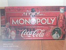 Coca-Cola Monopoly 125th Anniversary Collector’s Edition Board Game Ages 8+ picture
