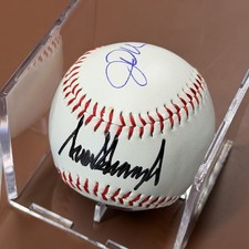 President Donald J Trump & JD Vance Signed Baseball Autographed Hologram COA picture