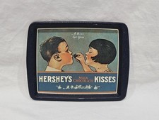Vintage 1982 Hershey's Kisses A Kiss For You Metal Serving Tray England picture