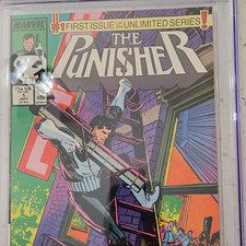 Marvel Comics The Punisher #1 CGC 9.4 1987 First Issue Unlimited Series 1987 75 picture
