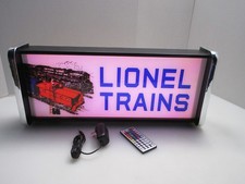 Lionel Trains LED Display lighted sign lightbox Wall hanging Light picture