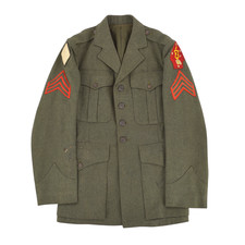 WWII 1941-1942 Dated USMC Marine Corps 2nd Marine Division Wool Uniform Jacket picture