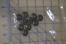 *OD green military buttons lot of 10 same as on BDU's and many military uniforms picture