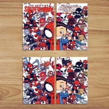 Superior 32 & Amazing Spider-Man 9 Skottie Young Connecting Variants Set Turkish picture