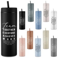 Rtteri 10 Pcs Teacher Appreciation Gifts 16oz Plastic Team Cups Thank You picture