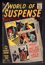 World of Suspense #8 John Forte, Richard Doxsee - 1957 Atlas - VG/VG- picture