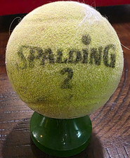 Vintage Avon Spalding Tennis Ball Mixed Doubles 3 Oz Body Splash Decanter Unopen picture