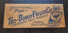 RARE FRUIT FARM MEXICAN AMERICAN LABOR LEADER AFL-CIO ADVERTISING WOOD UFW picture