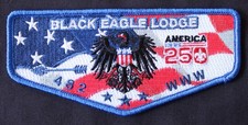 Black Eagle Lodge 482 - America 250 Flag picture