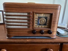 Vintage 1940'S Tube Radio Crosley American Overseas Model 66tc Cord Rough picture