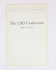 RARE 1966 The LSD Conference Berkeley Handbill Ephemera picture
