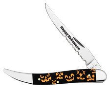 Case xx Knives Medium Toothpick Black Halloween 13364 Stainless Pocket Knife picture
