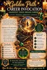 Golden Path Career Invocation Manifest Success Wealth & New Opportunities 💸 picture