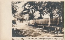 Vintage Postcard Salinas St San Antonio Texas TX Dirt Road Carriage Velox 1907 picture