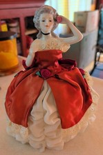 Vintage Goebel Lady Emma Hamilton Tea Cozy Half Doll picture
