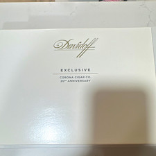 Rare Davidoff Exclusive Corona Cigar Co. 20th Anniversary Belicoso Box picture