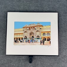 Amber Fort Mogul Palace Jaipur India Framed Photograph Signed John Hutchinson picture
